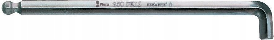 

Klucz trzpieniowy 6-kątny Hex z kulką 5mm Wera