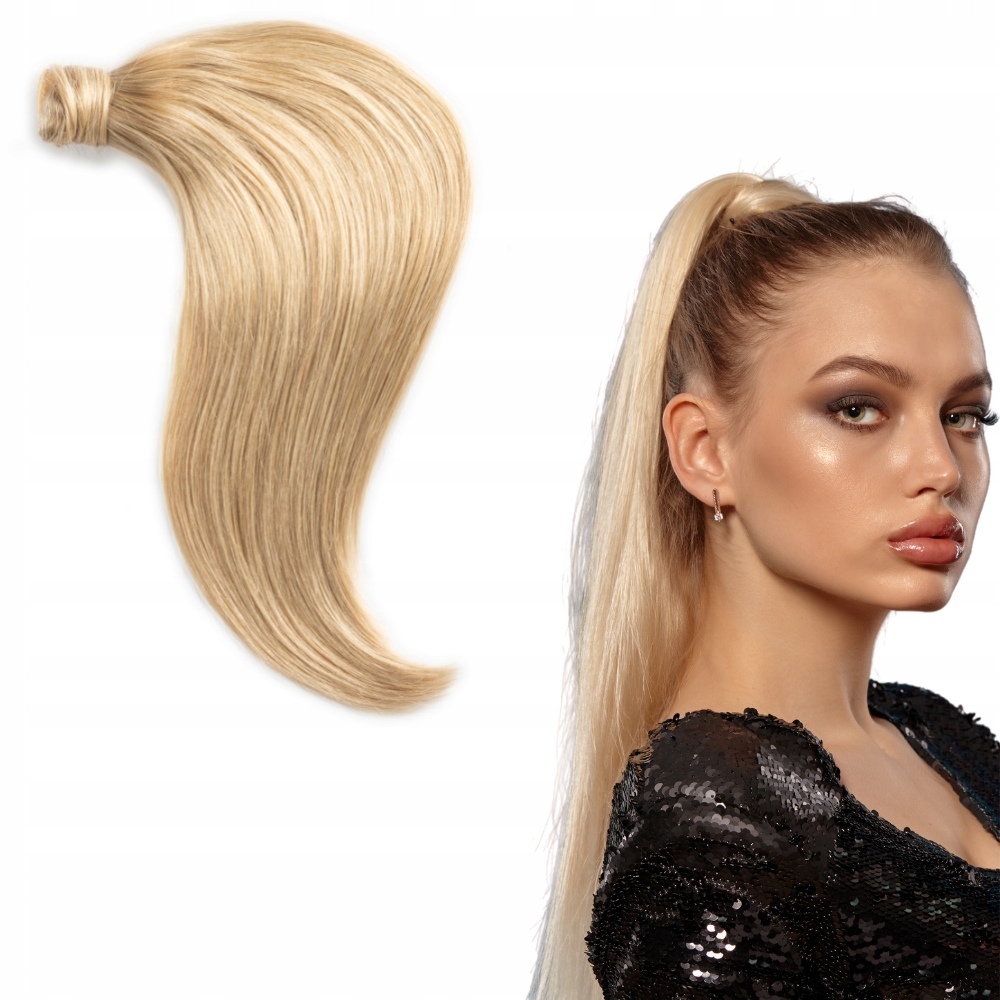 Kucyk připínací 100% přírodní vlasy 50 cm #18