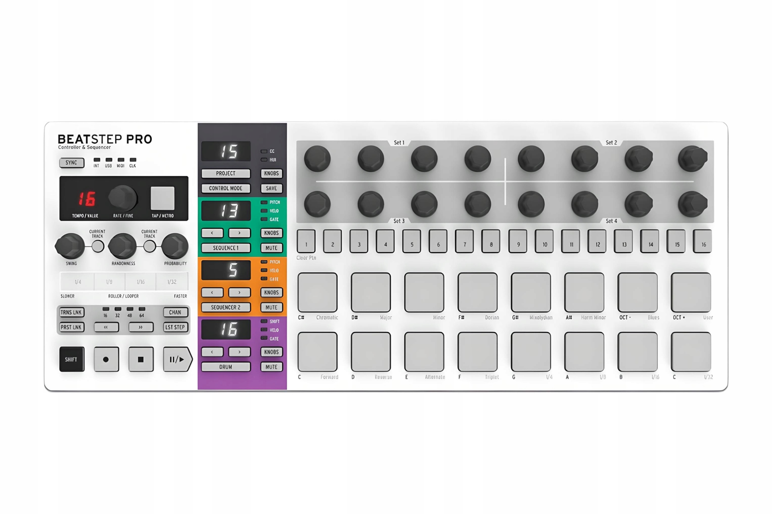 Arturia Beatstep Pro – MIDI kontrolér
