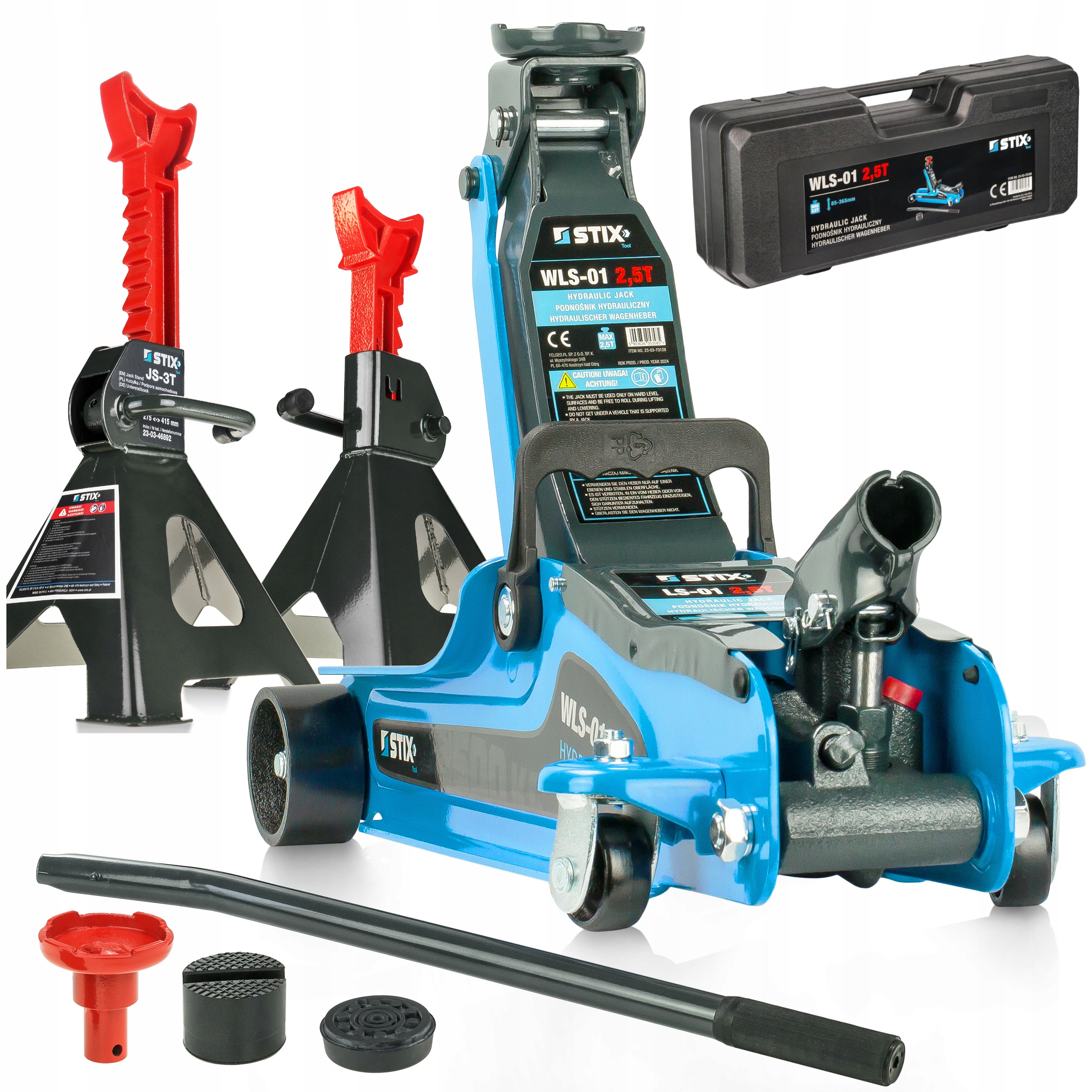 PODNOŚNIK ŻABA LEWAREK SAMOCHODOWY 2,5T KOBYŁKI PODPORY STOJAKI KOZIOŁKI 3T