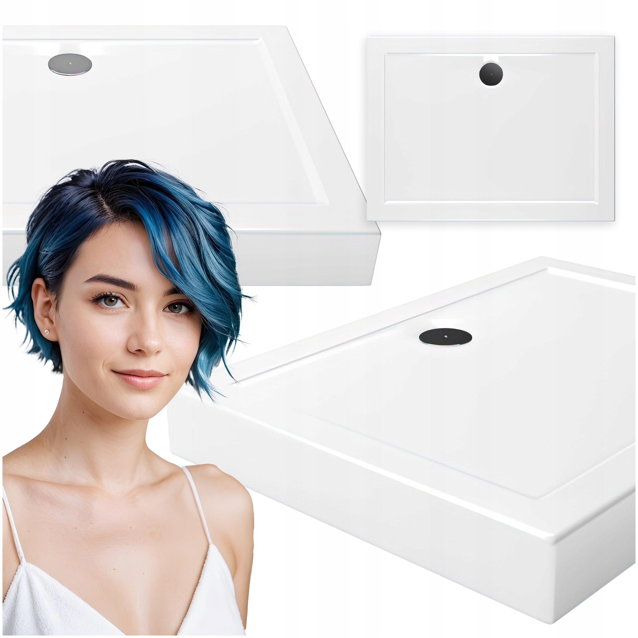 Sprchová vanička 120x80x12,5 mm sifon