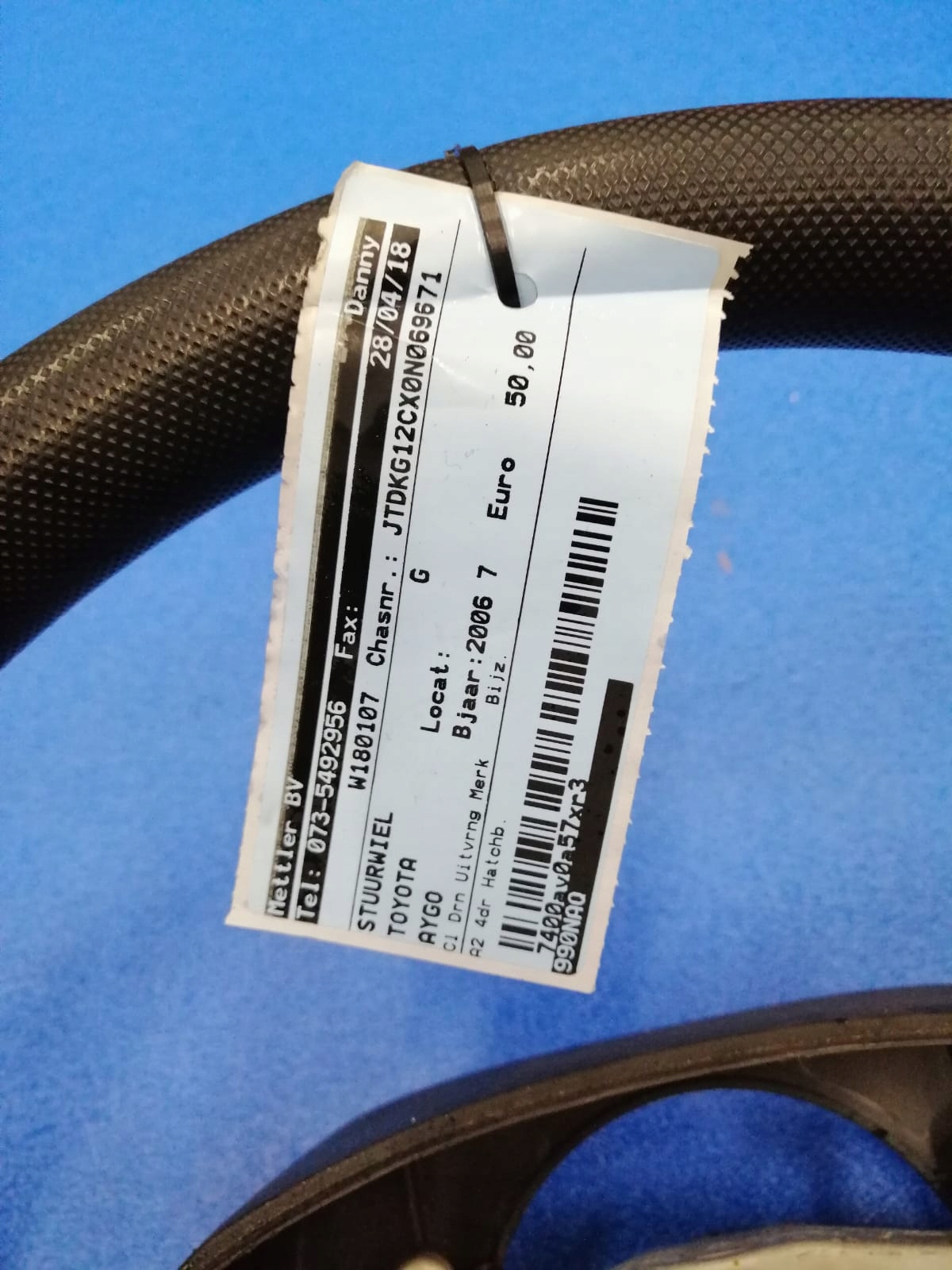 lenkrad TOYOTA AYGO 2006r. Ladny Stan