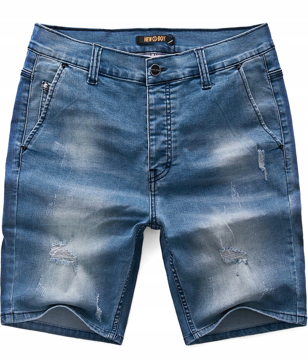 

36 - Krótkie Spodenki Jeansowe Niebieskie