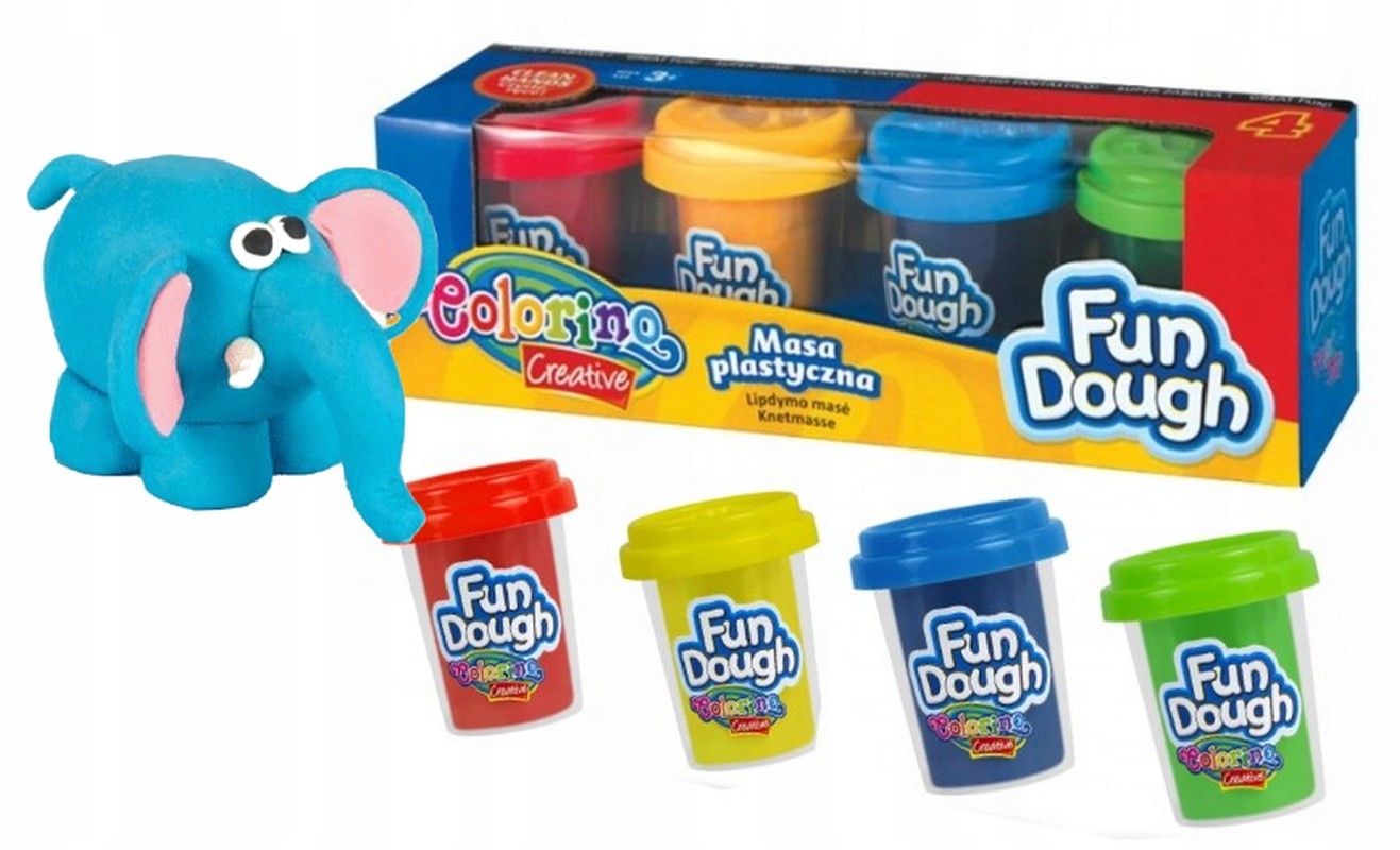 

Colorino Masa Plastyczna Ciastolina Zestaw 4 Kolor