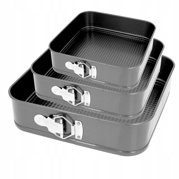 

Zestaw 3 Form Blaszanych Non-stick 24/26/28CM