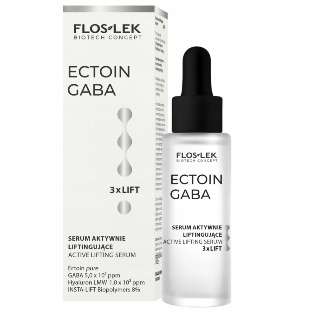 Floslek Biotech Ectoin Gaba 3x Liftingové sérum na obličej 30 ml