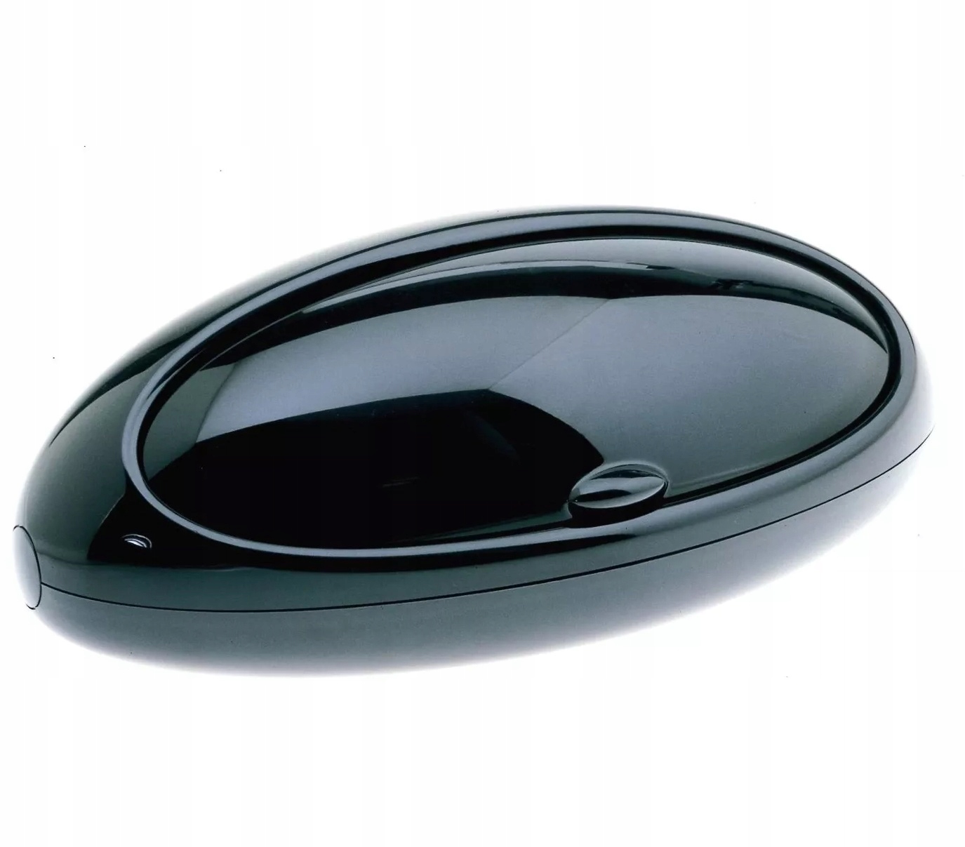 Alessi Gnam Chlebník nádoba na pečivo černá lesklá