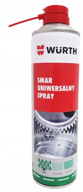 Suchy smar w sprayu Wurth 500ML Hhs Lube