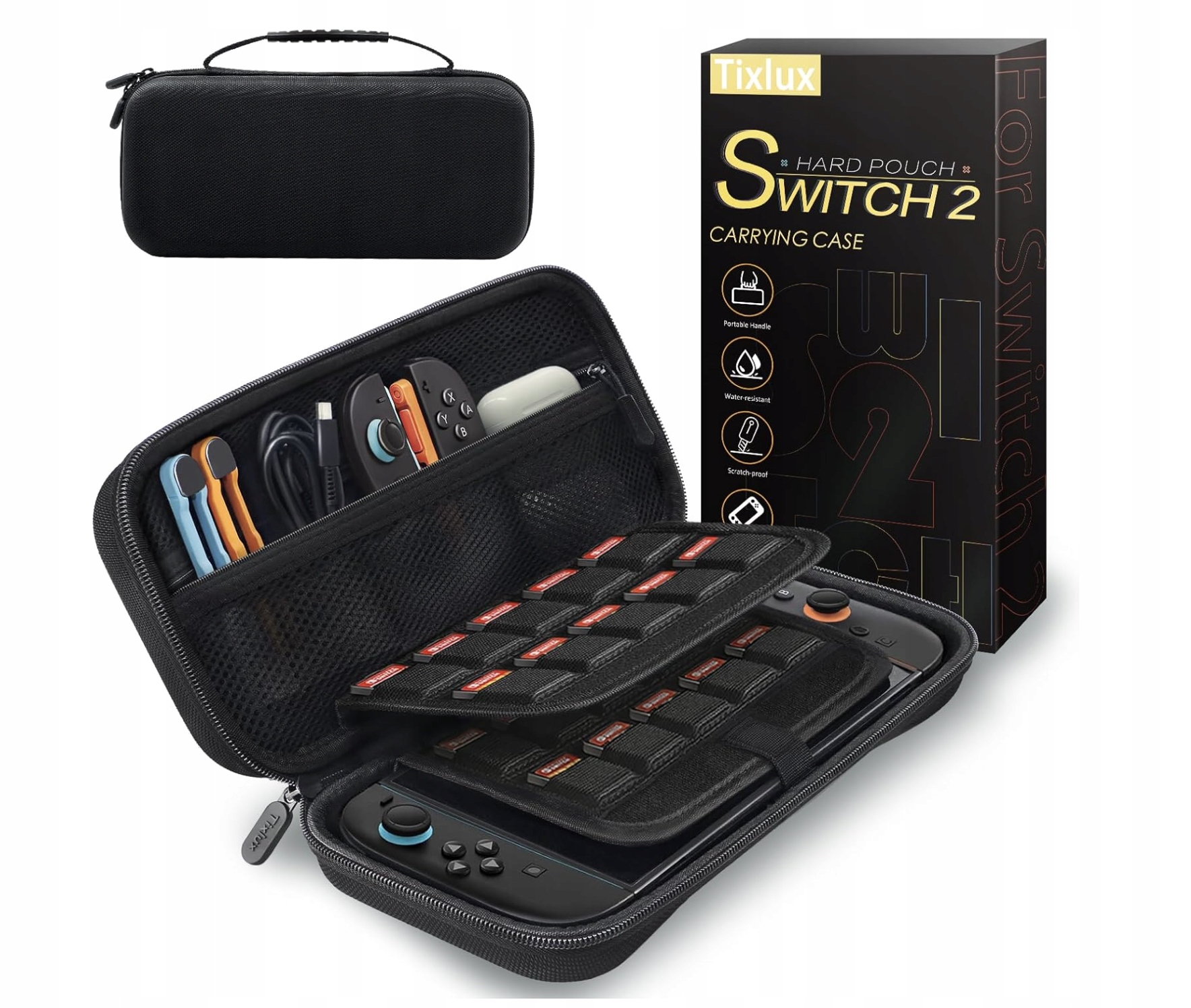 Etui Tixlux do Nintendo Switch 2 (2025) na 20 Gier i Akcesoria Utwardzane