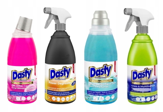 Levně Dasty Sada domácí chemie Gel na podlahy, odmašťovač skel