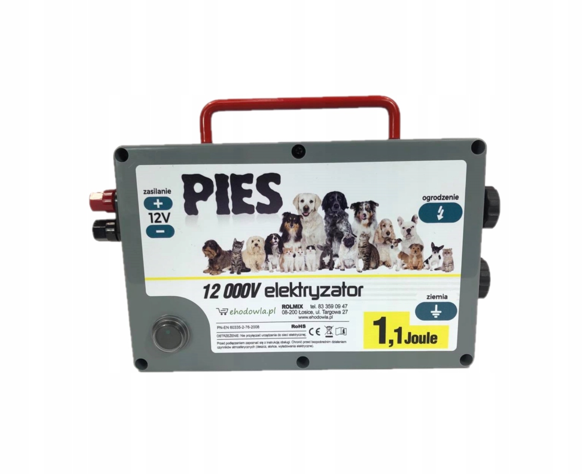 Elektryczny pastuch dla psa GRATIS 2 X TABLICZKA Marka Rolmix