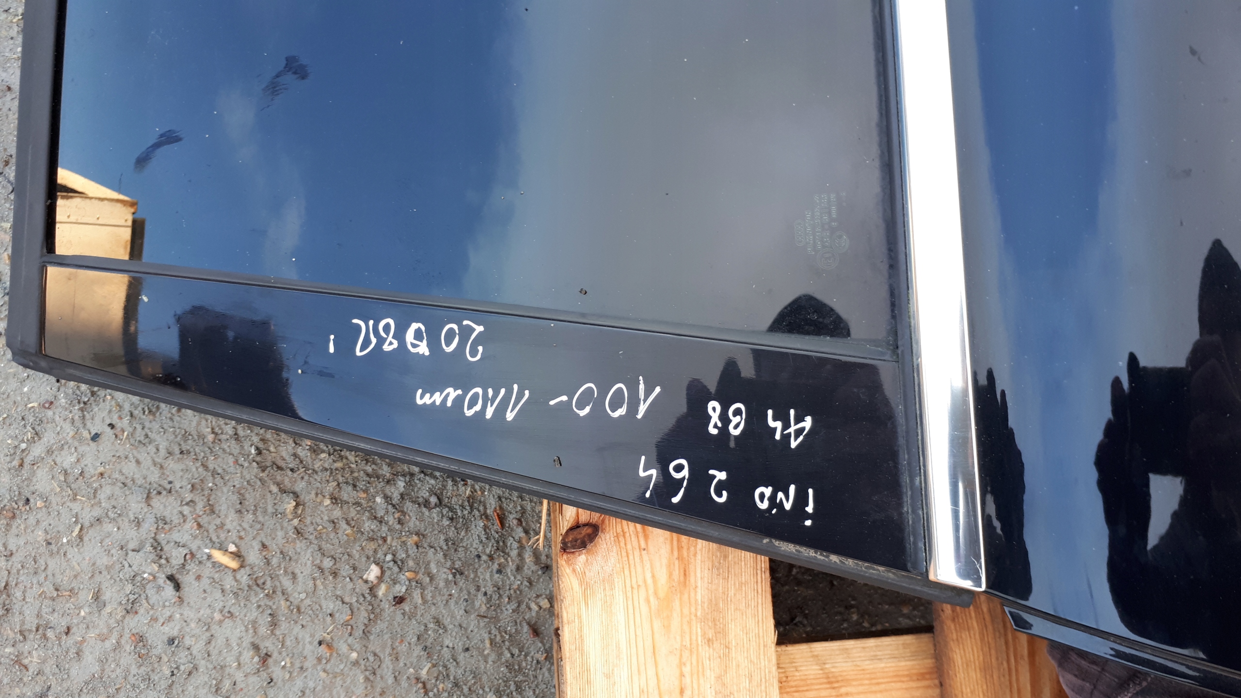 A4 B8 S4 door left rear part sedan LY9B 120um