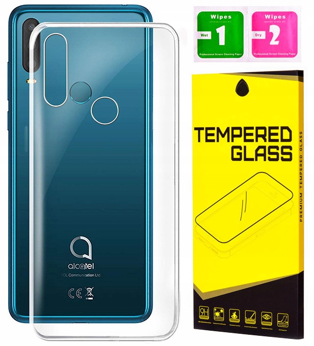 

Etui Silikon Do Alcatel 3X 2019 Szkło 9H