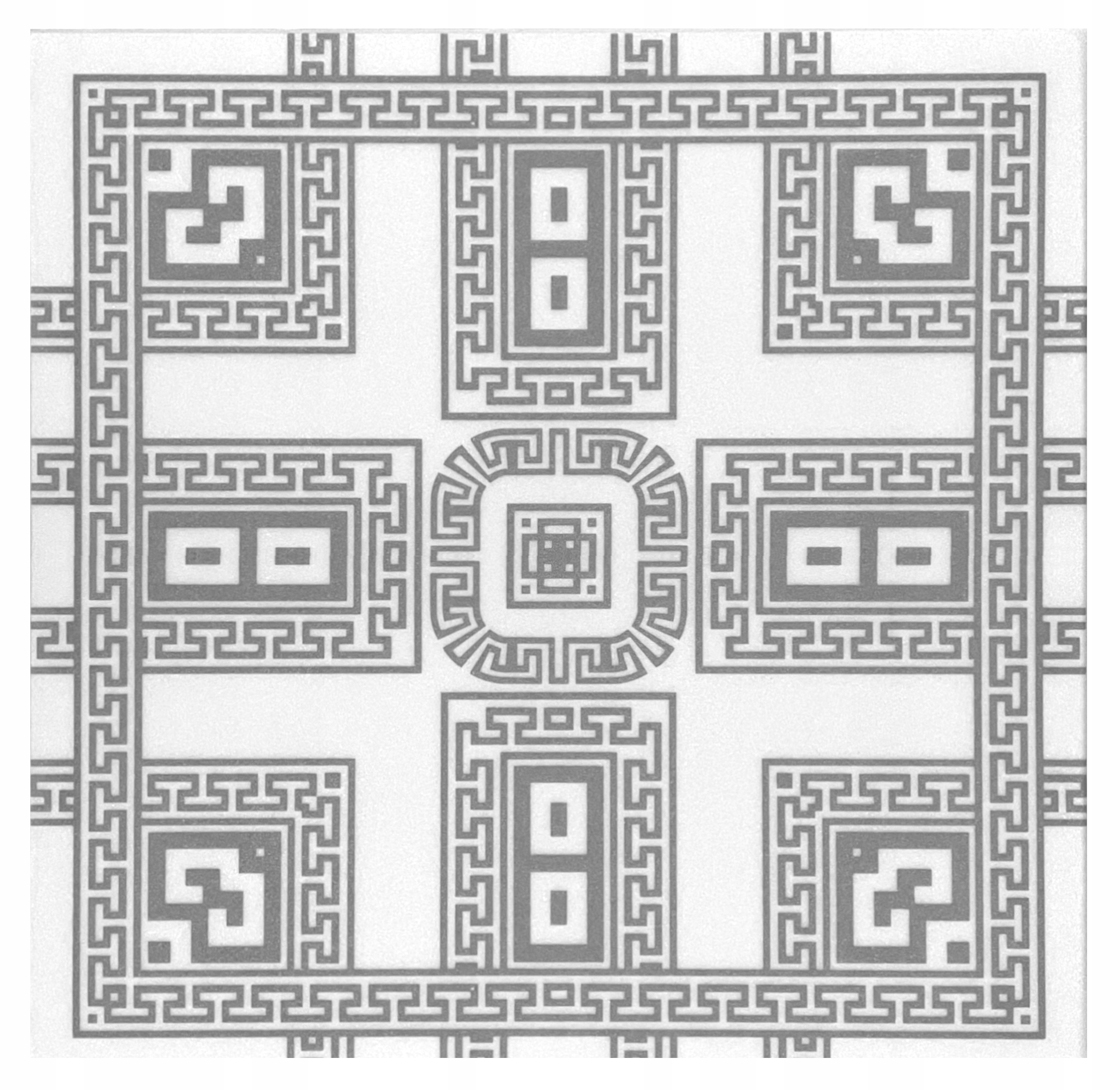 

Panel Ścienny Biały Antyczny Wzór Srebrny W2 B-s