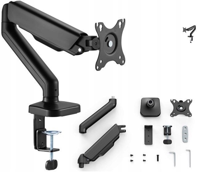 Držák stojanu na rameno monitoru k psacímu stolu pro monitor Aoc I2475PXQU/GR, věšák