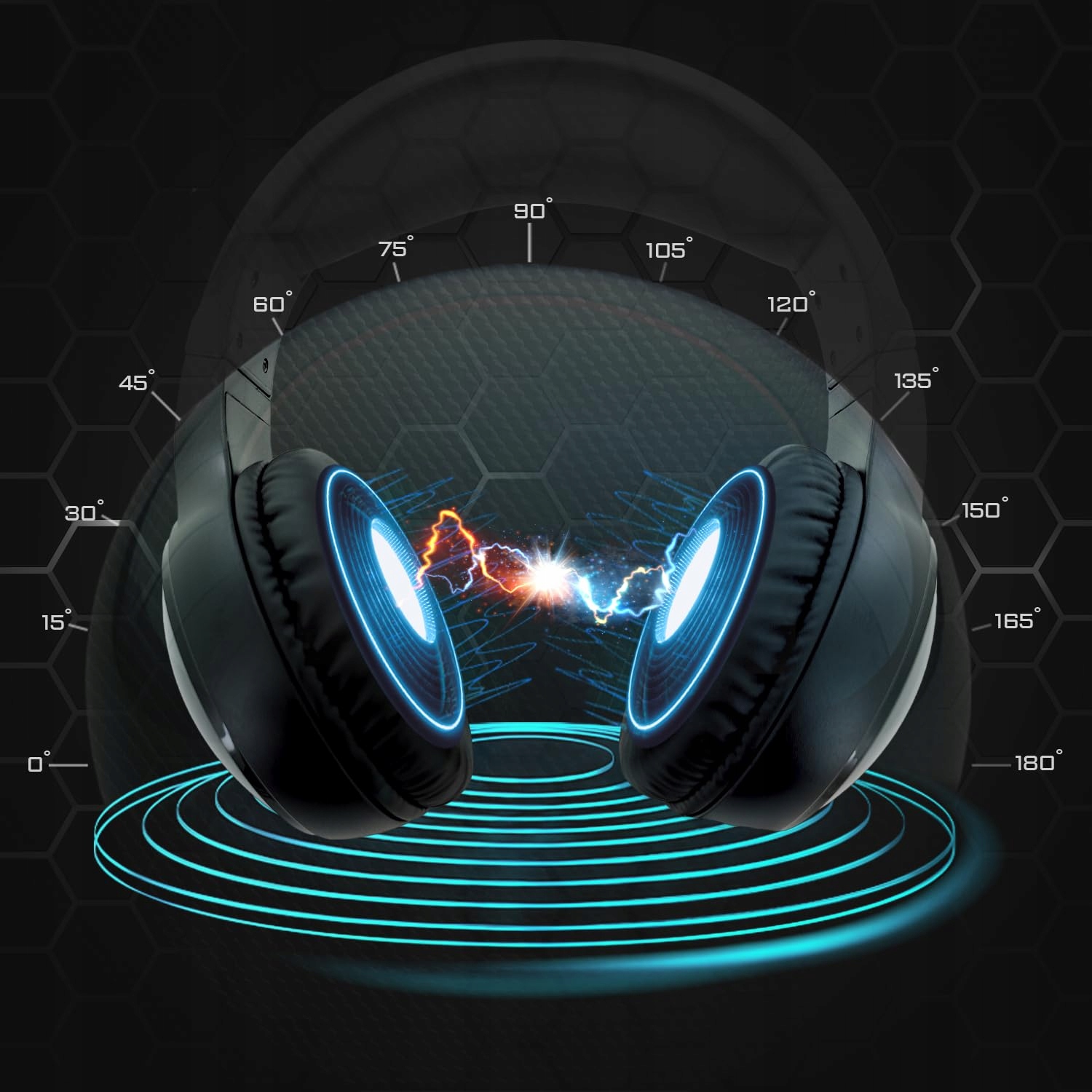 EMPIRE GAMING Słuchawki Gamingowe RGB PS5 PS4 Xbox PC Mac Smartfony — miniatura 7