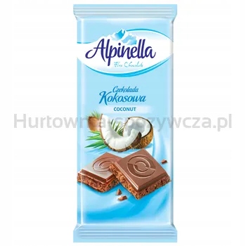 Levně Alpinella Čokoláda s kokosovými lupínky 90 g