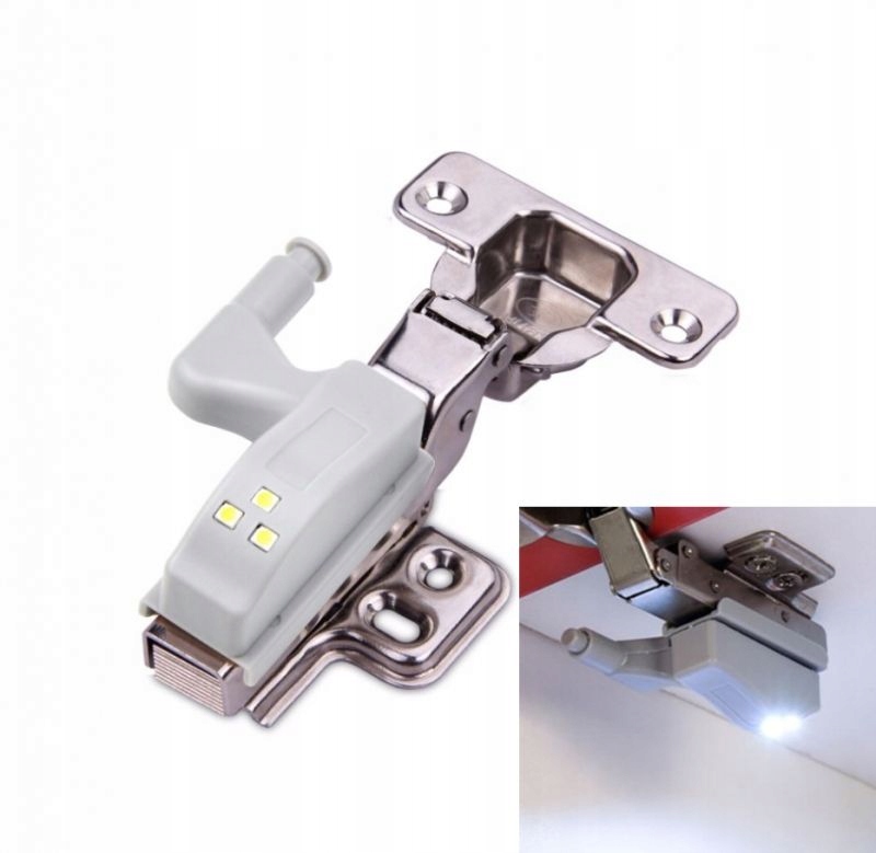 

Lampka Do Szafki Szafy Na Zwias 3 Led Automatyczna