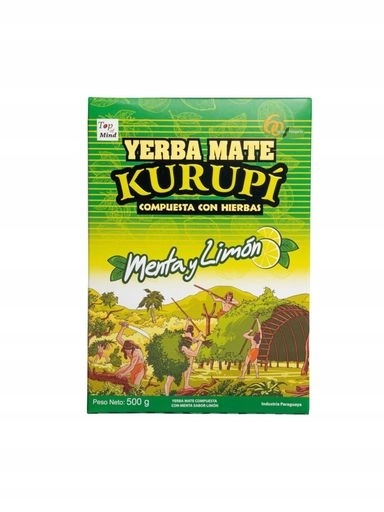 Levně Yerba Market Yerba Mate Kurupi Menta Limon 500g