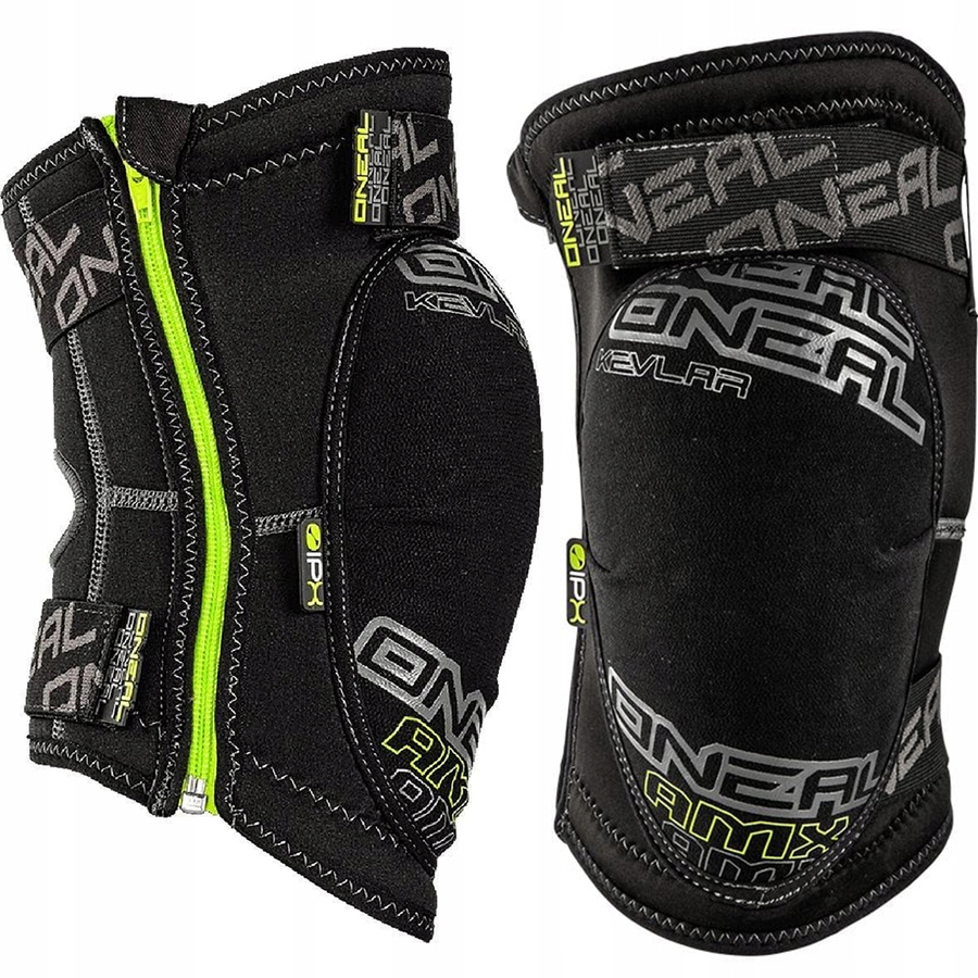 O'neal Amx Zip Knee Guard Ipx Zip Enduro Mtb blacK XL