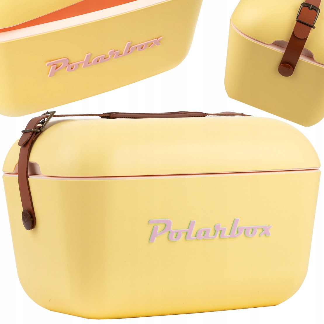 Lodówka Turystyczna 12L Exlisive Polarbox Żółta Stylowa Retro 2024