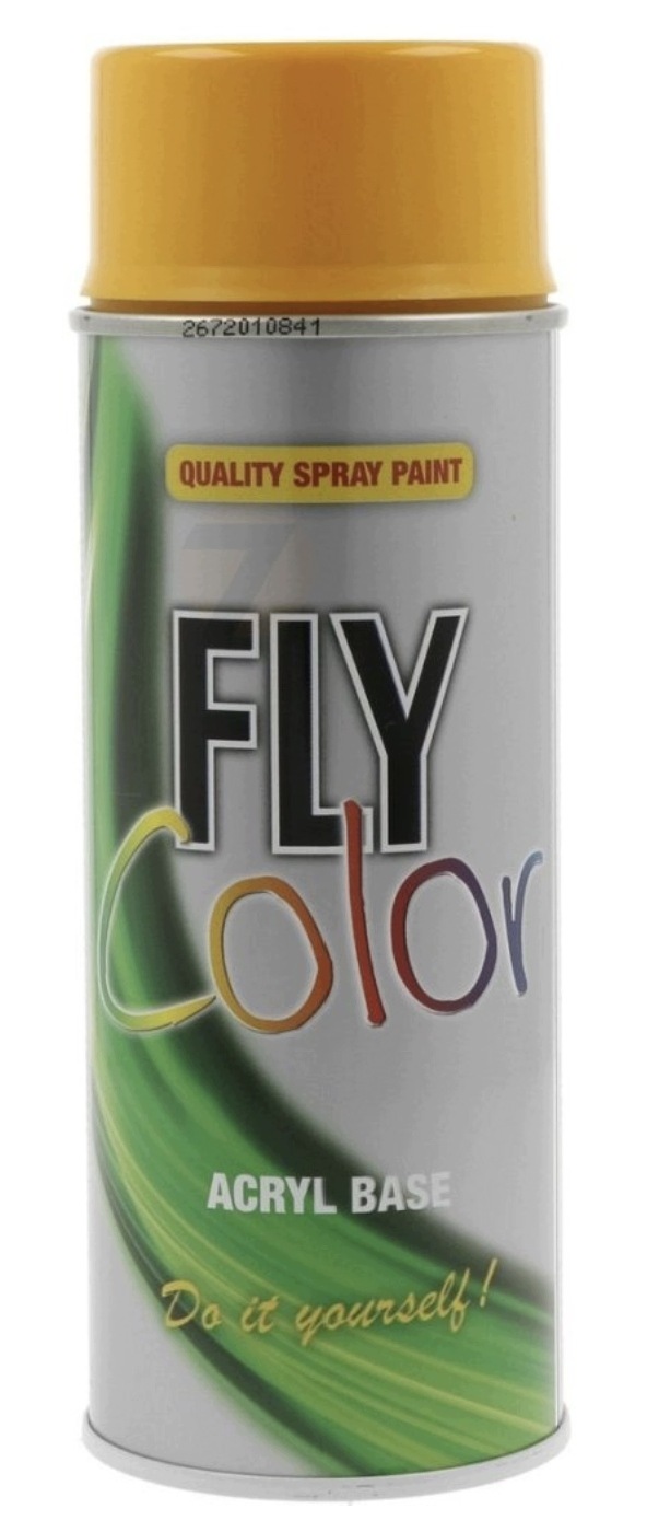 Lakier akrylowy Fly Color Ral 1007 żółto-pomarańczowa w sprayu 400 ml