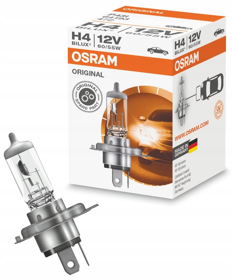 Osram Original Line Żarówka H4 Bilux 12V 60/55W