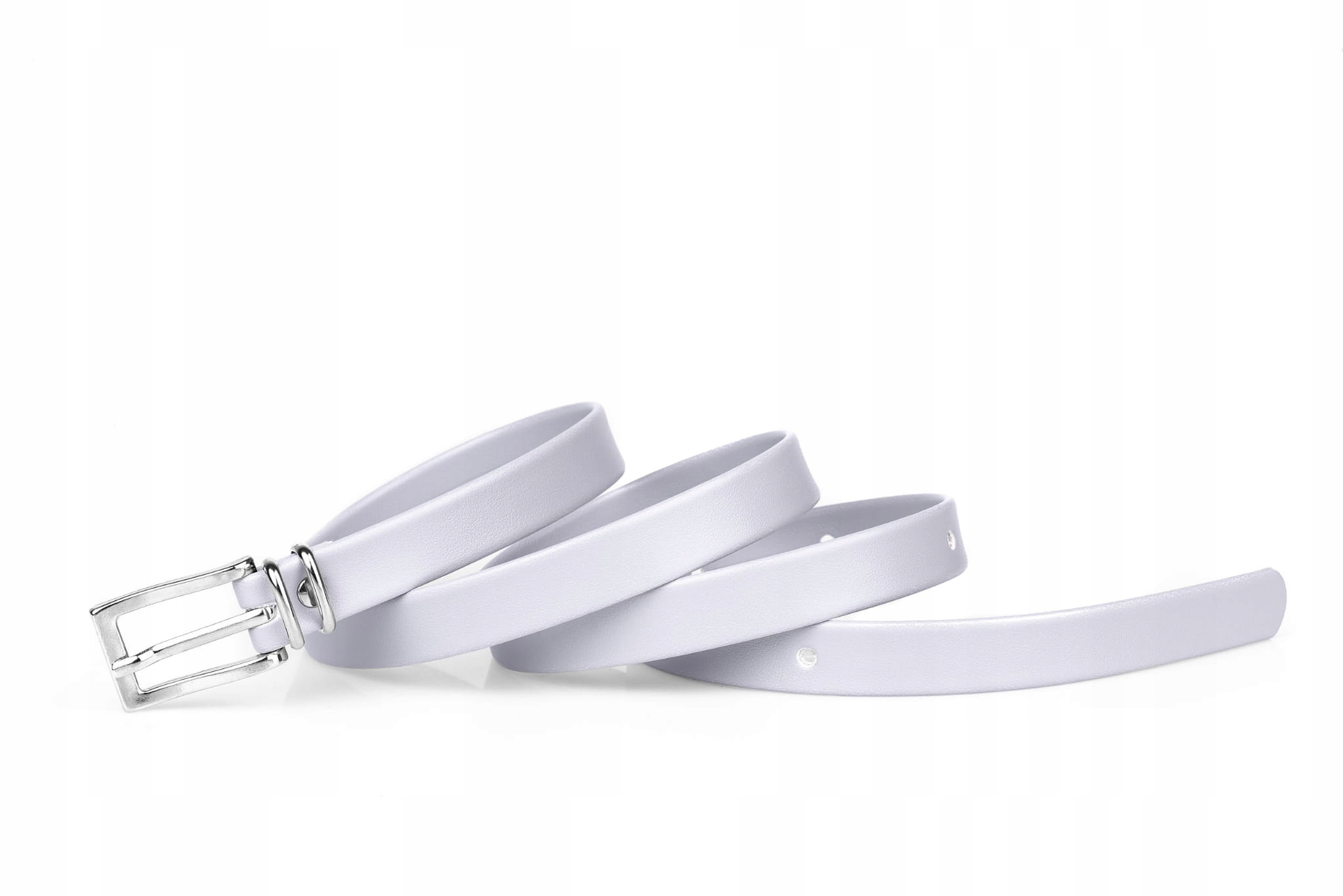 

Pasek damski klasyczny platynowy mat 1,5 cm