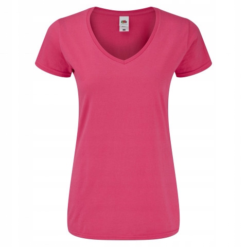 

Koszulka damska Iconic Vneck FruitLoom Fuchsia XL