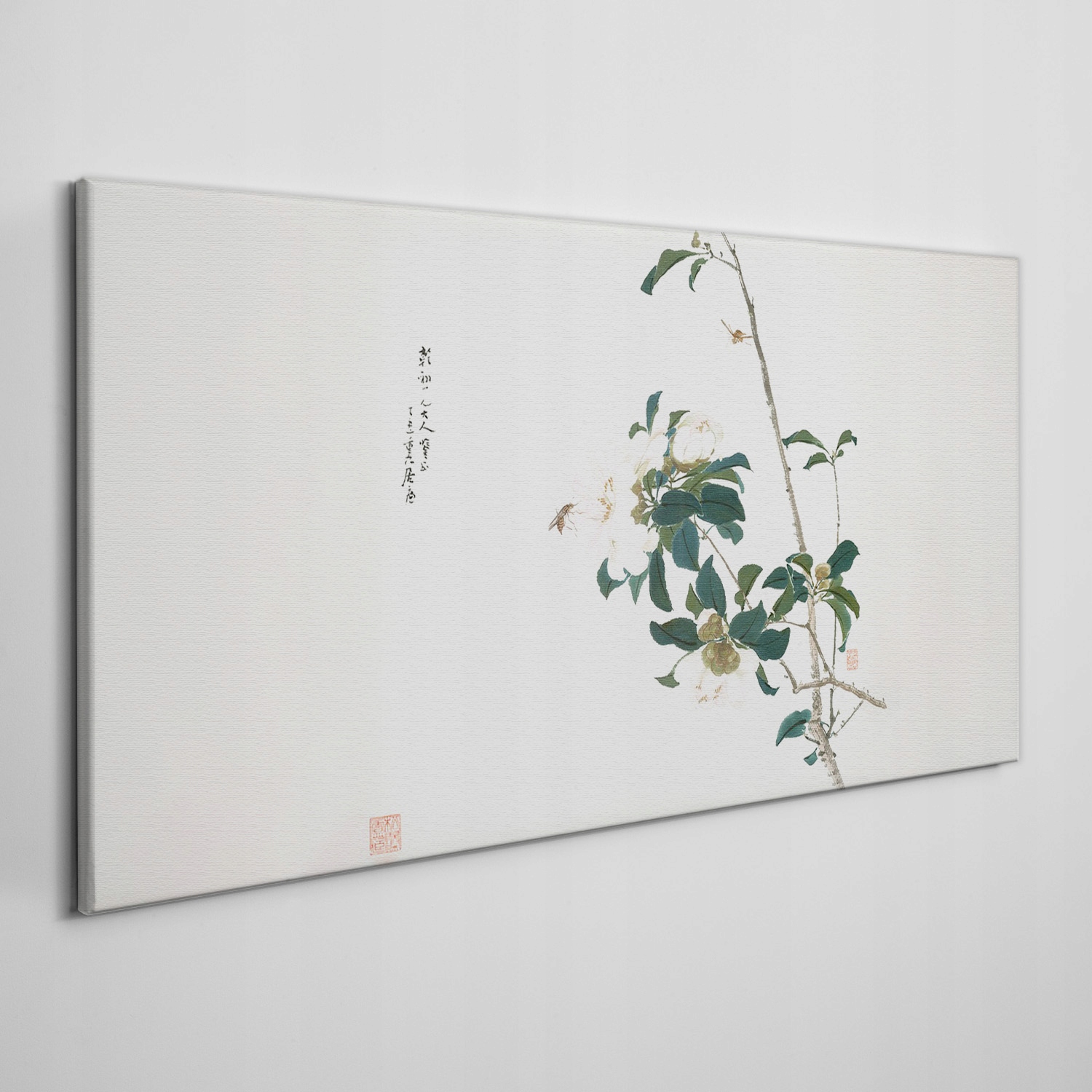 

Obraz ścienny na płótnie Owady i kwiaty 100x50 cm