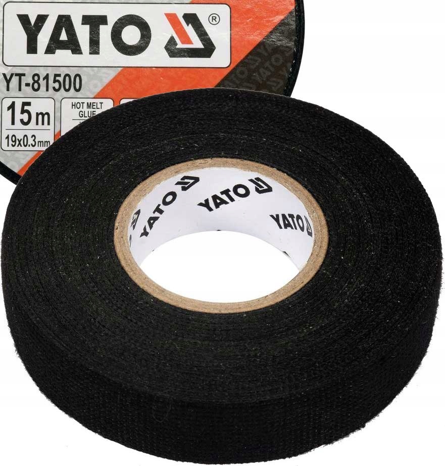 

Yato Taśma Parciana Czarna 19mm dł. 15m