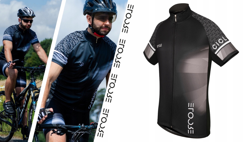 Koszulka Rowerowa Męska z Krótkim Rękawem Kolarska na Rower Termoaktywna XL Kod producenta Koszulka na rower uniseks R0008