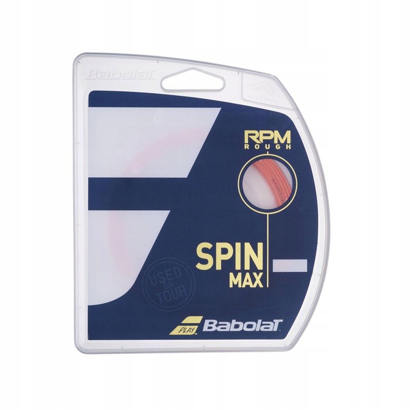 Naciąg do tenisa Babolat Rpm Blast Rough Czerwony 1,30 mm 12m