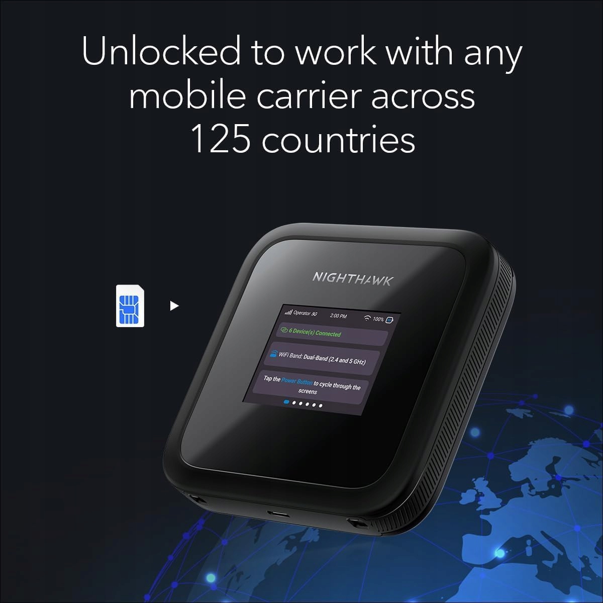 NETGEAR Nighthawk M3 Router 5G SIM Karta Mobilny Hotspot WiFi 32 Urządzenia — miniatura 6