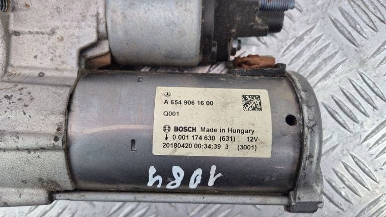Mercedes C200d W205 2.0 starter A6549061600 OM654.920