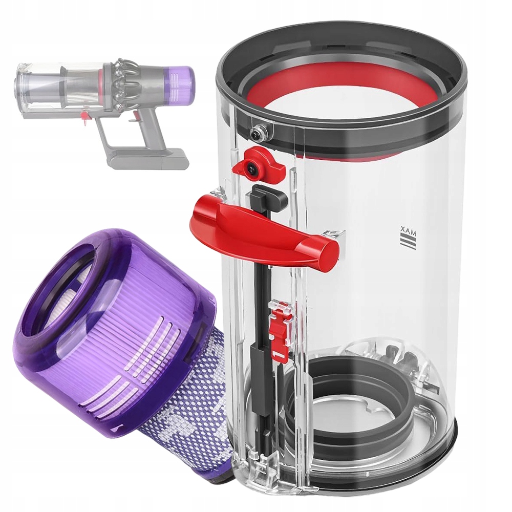 Wymienny Pojemnik Na Kurz Do Dyson V11 V15 SV14 SV15 Z Łatwym Opróżnianiem