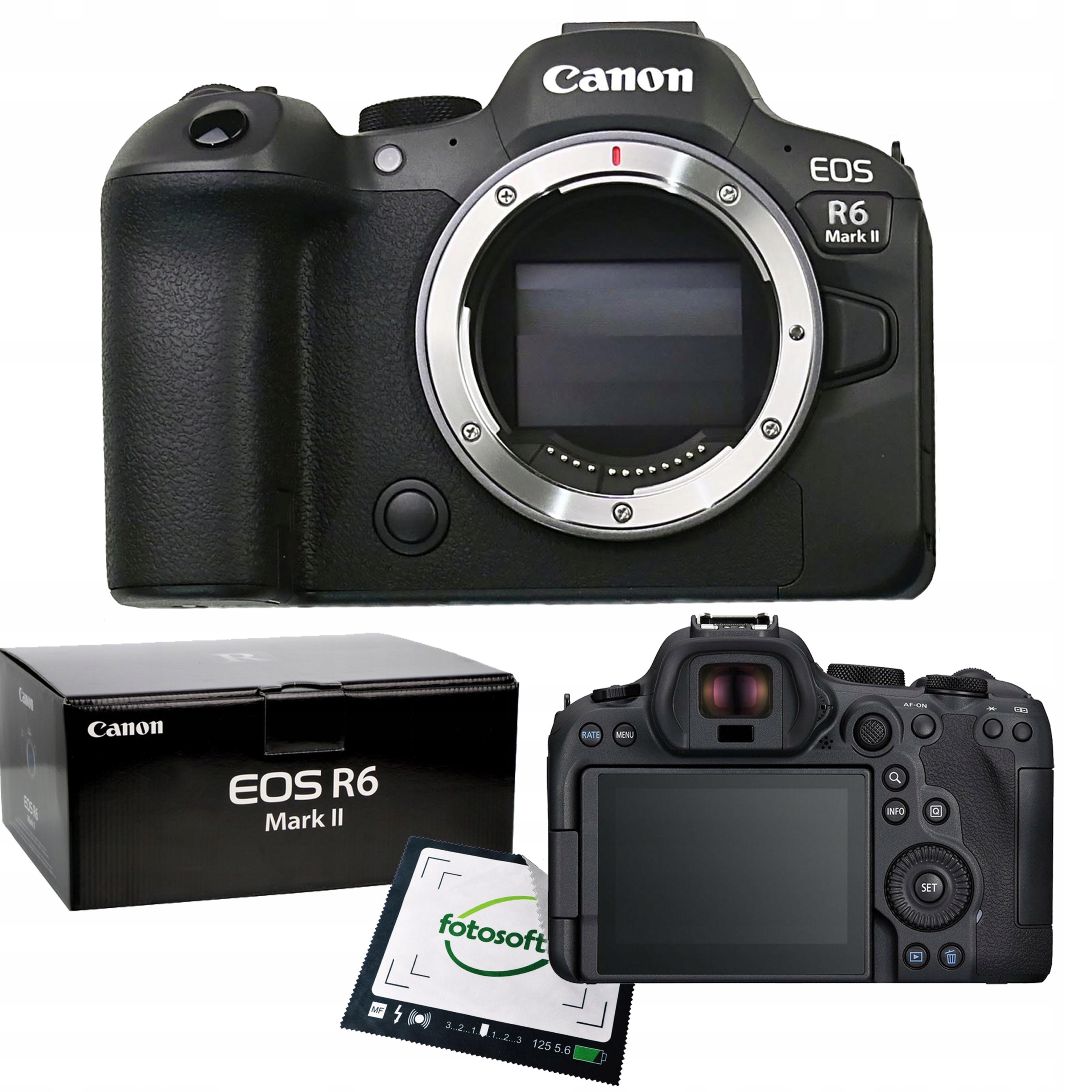 Canon Eos R6 Mark II Body Torba Pacsafe Camsafe