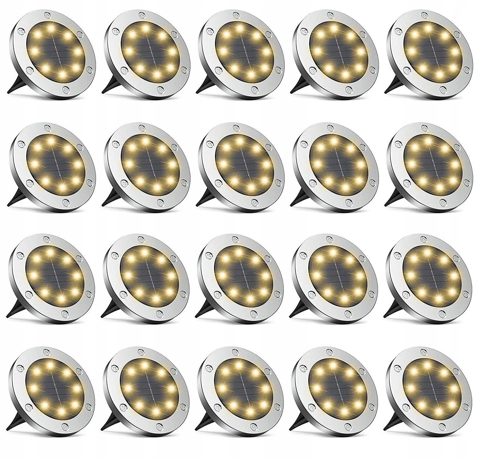 

Lampa Solarna Najazdowa Gruntowa 8LED 20 Sztuk