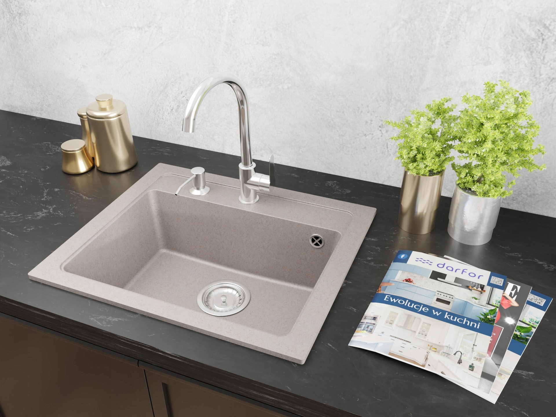 DOZOWNIK DO PŁYNU DO NACZYŃ CHROMOWANY POMPKA DOZUJĄCA MYDŁO CHROM EAN (GTIN) 5905623450612