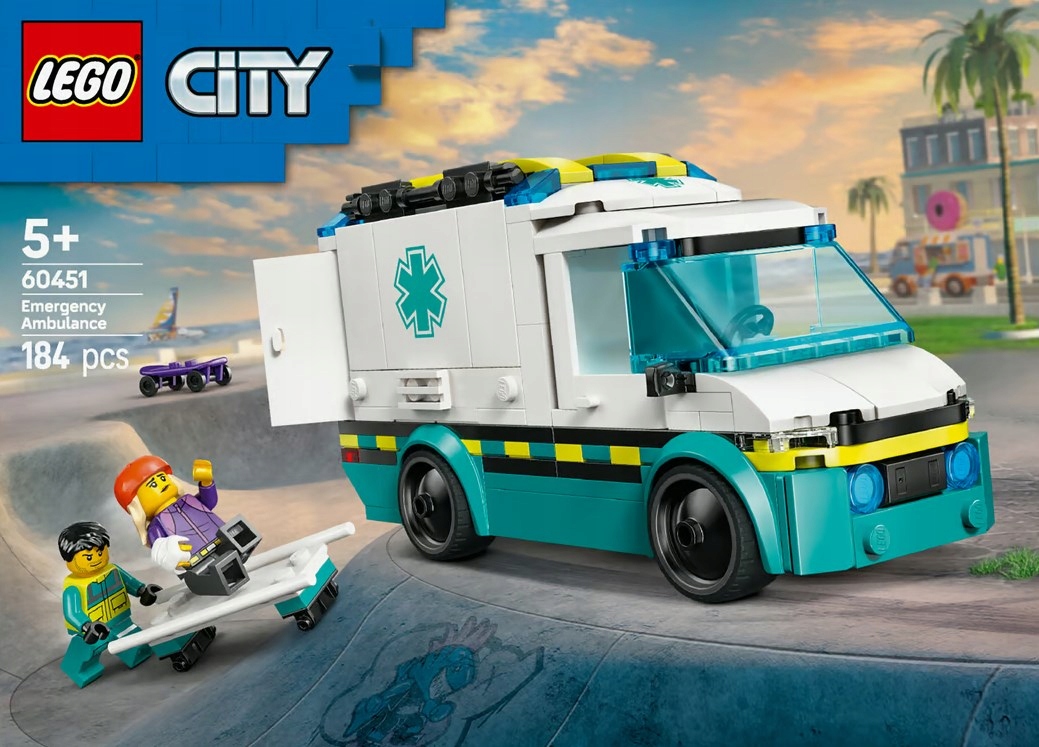 Lego City Sanitka Záchranné Služby Ambulance Stavebnice Auto Pro Děti