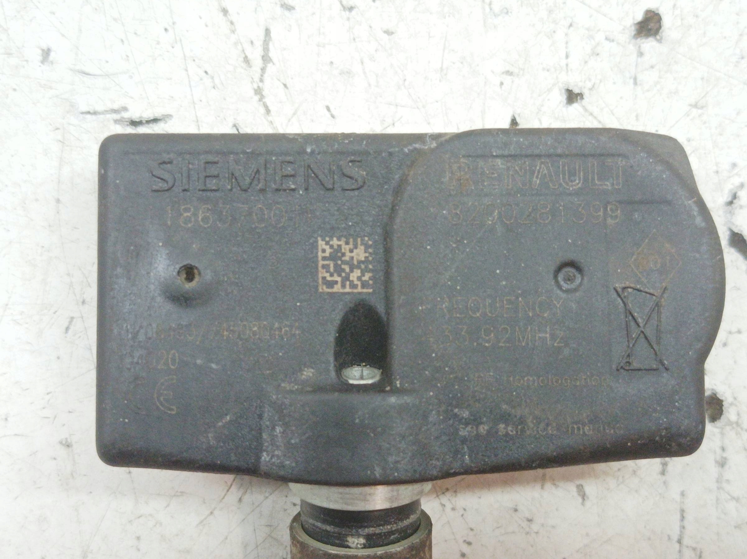 sensore SENSOR pressione W OPONACH KPL 4 SZT 8200281399 Renault Scenic II