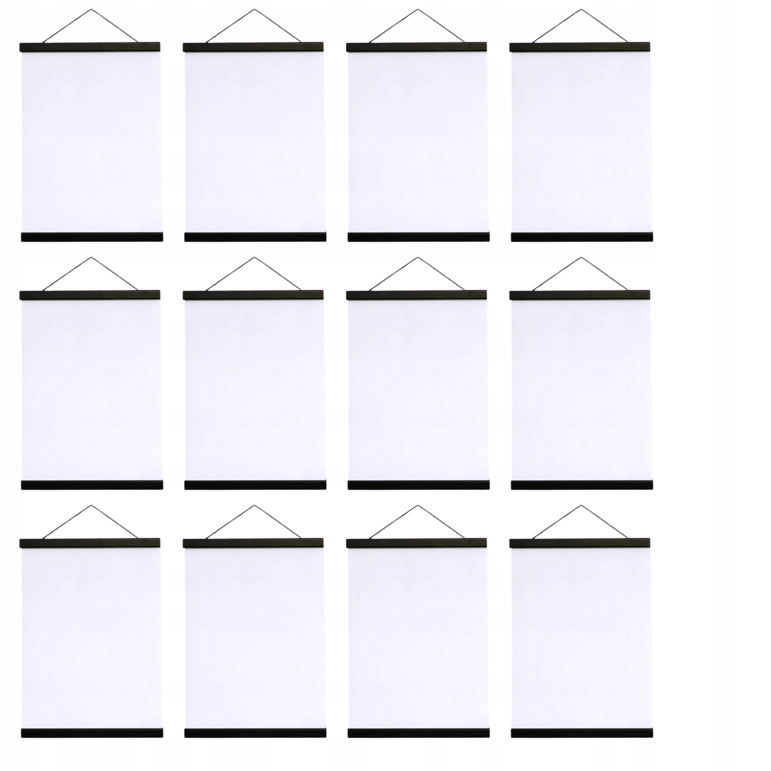 12 x Sada Rámečků Rámeček Na Fotografii Plakát Oznámení Foto Černá