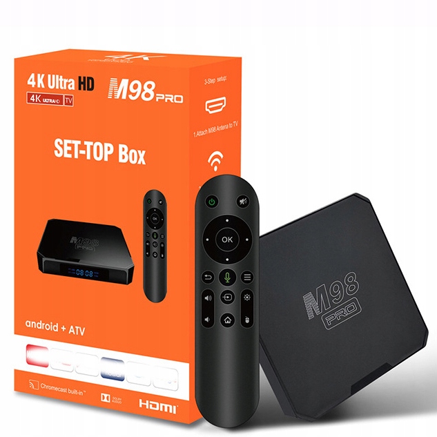 SMART BOX TV 4K WIFI Android 10 PRZYSTAWKA 2+16G (5262583327789613