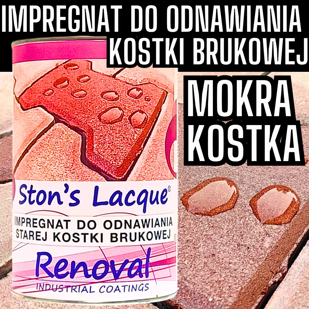 Impregnát na renovaci staré kostky, mokrý efekt 3L