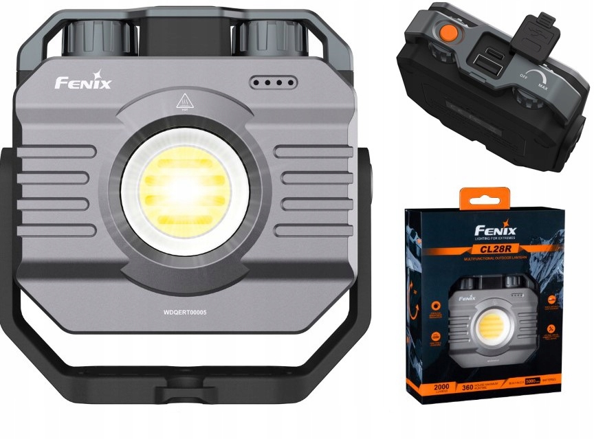 Fenix Latarka Diodowa Lampa CL28R Halogen Led Kempingowa Usb-c 2000 lm