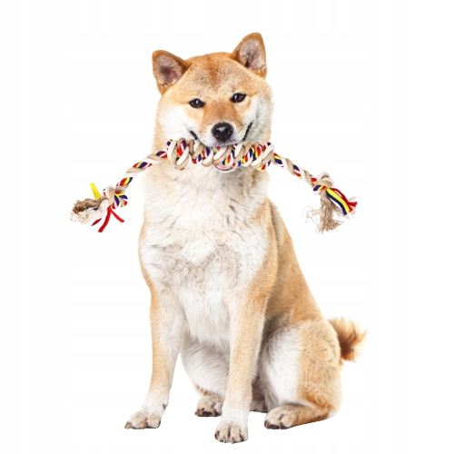 

Mocny Szarpak sznur supeł lina bawełna gryzak 43cm