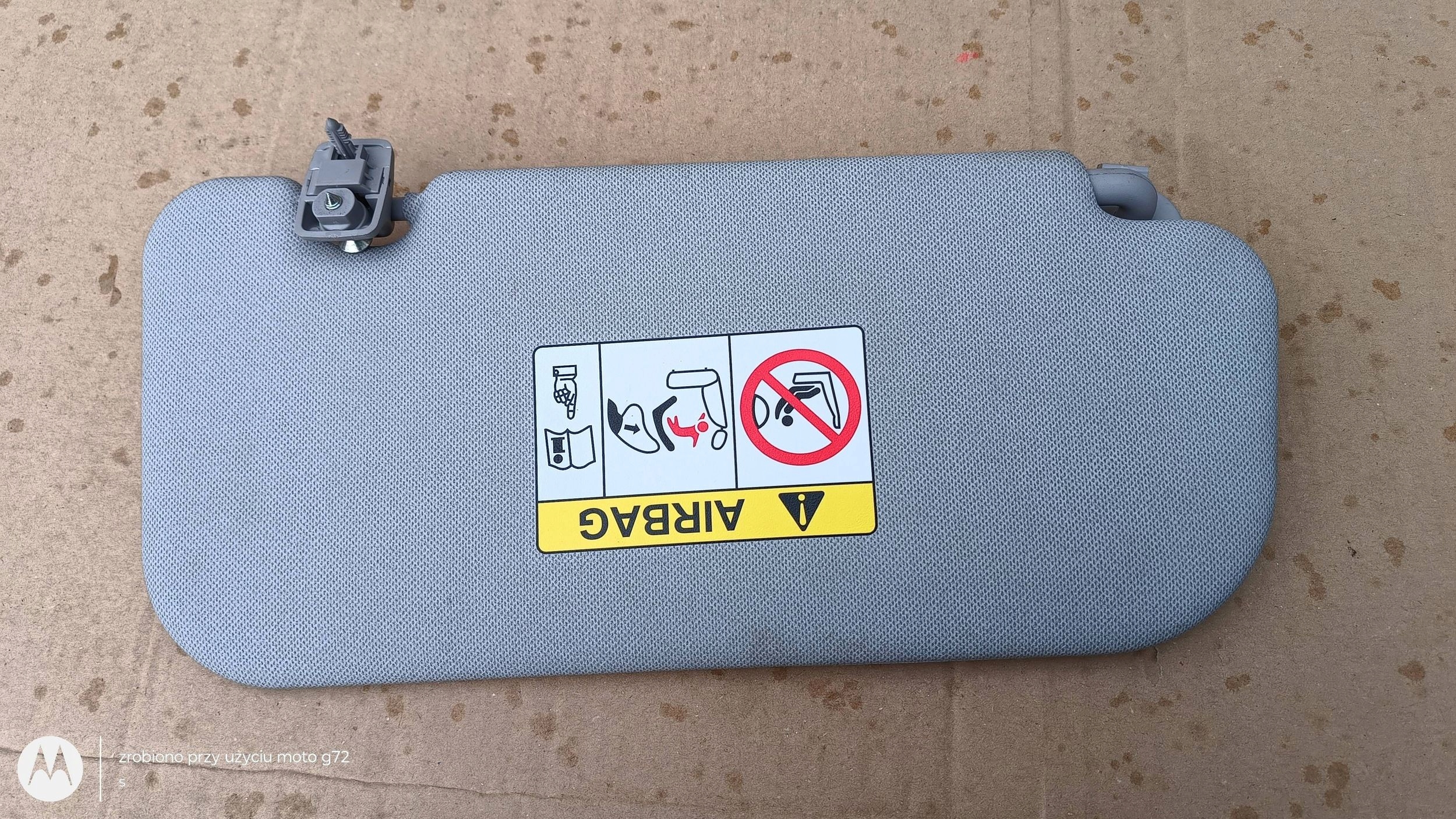 HYUNDAI I20 II visor cover PRZECIWSLONECZNA left 2014