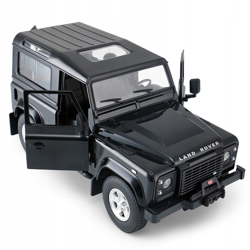 Autko R/C Land Rover Defender 1:14 RASTAR Czarny • Cena, Opinie - Allegro