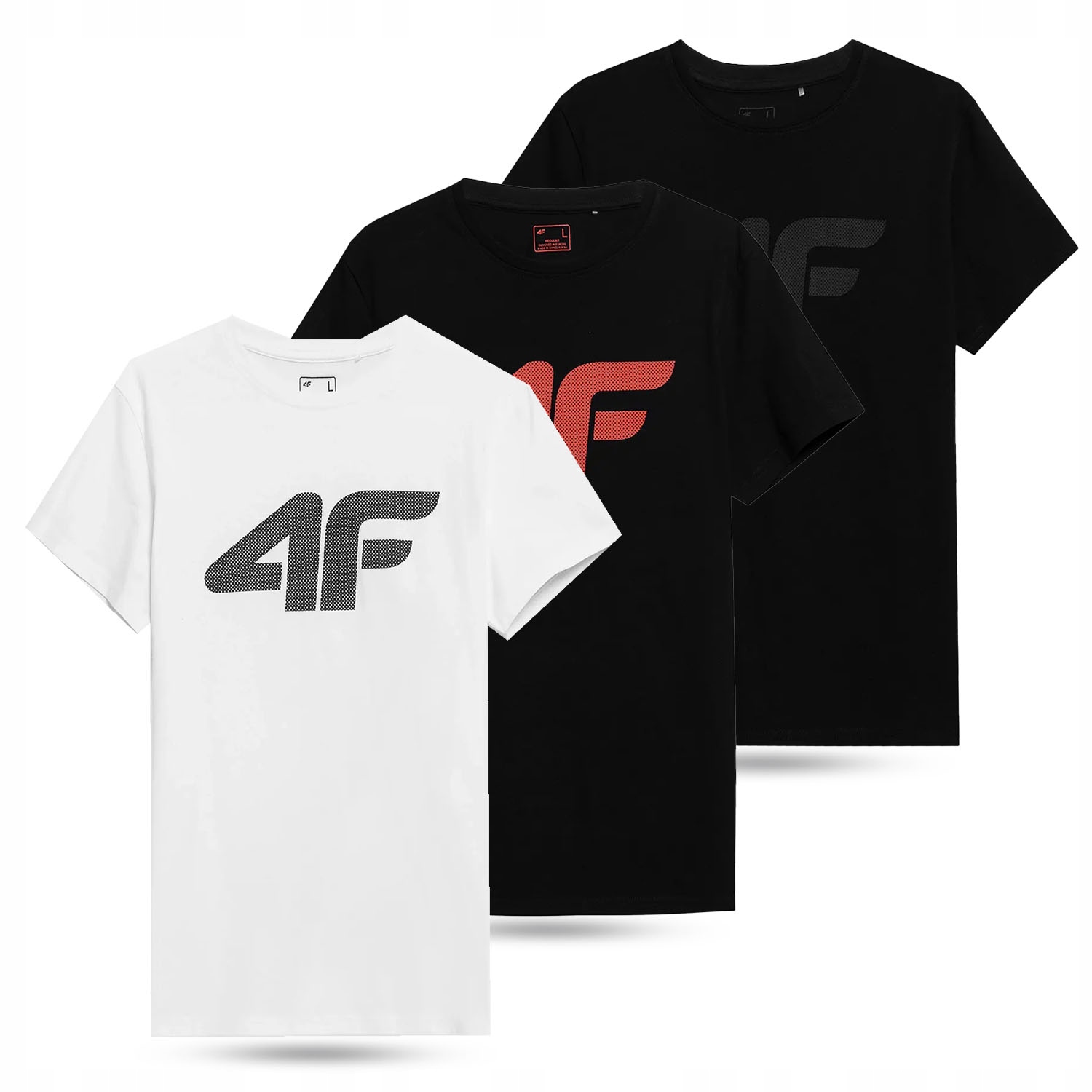 

Koszulka Męska 4F T-shirt Zestaw 3PAK Komplet