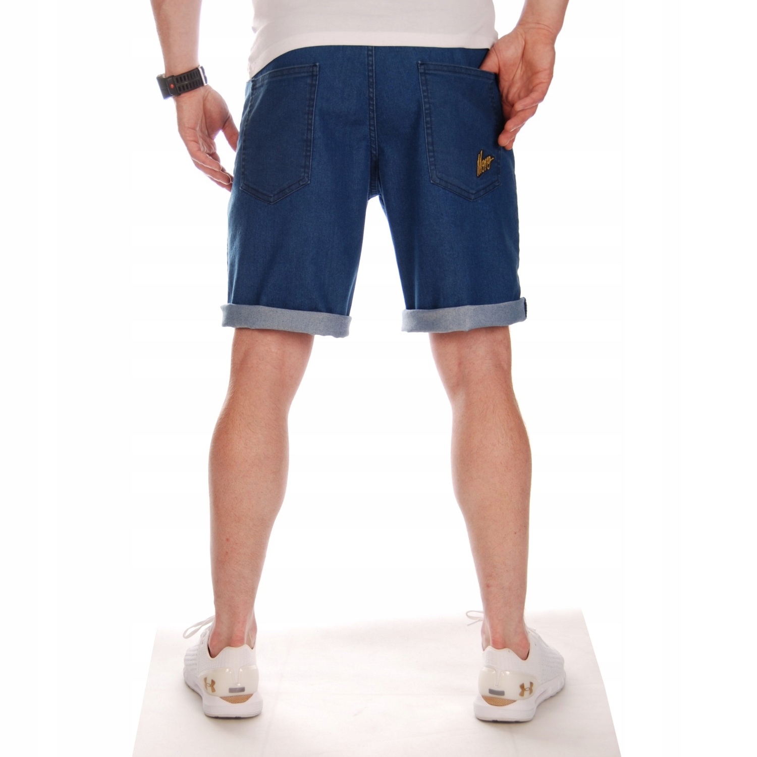 MORO SPORT Krótkie Spodenki Jeans SLANT TAG / S